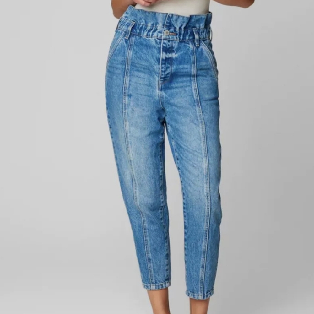 NWT BLANKNYC Womens High waisted Button Fly DON'T CROSS ME JEAN SZ 25 Denim